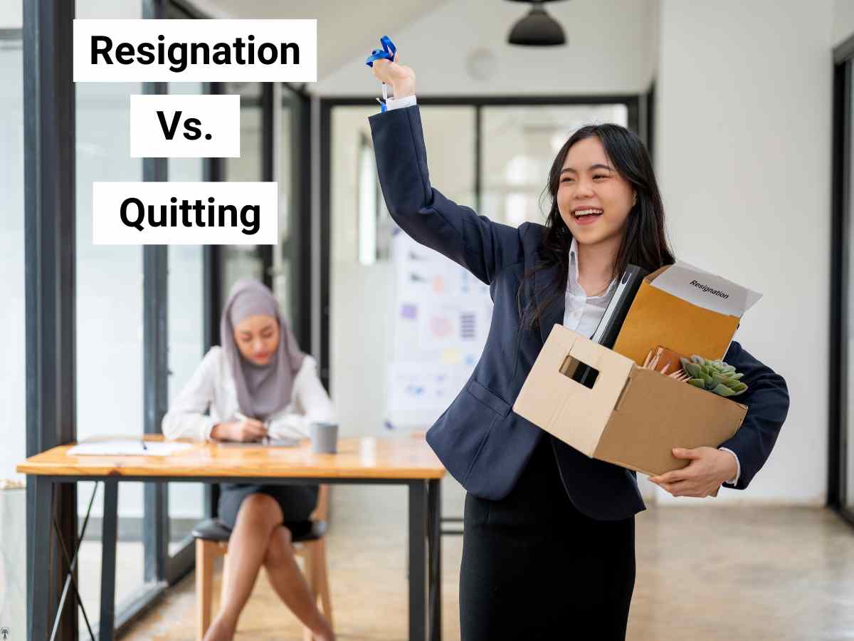 Resignation Vs. Quitting: Same Destination, Different Roads